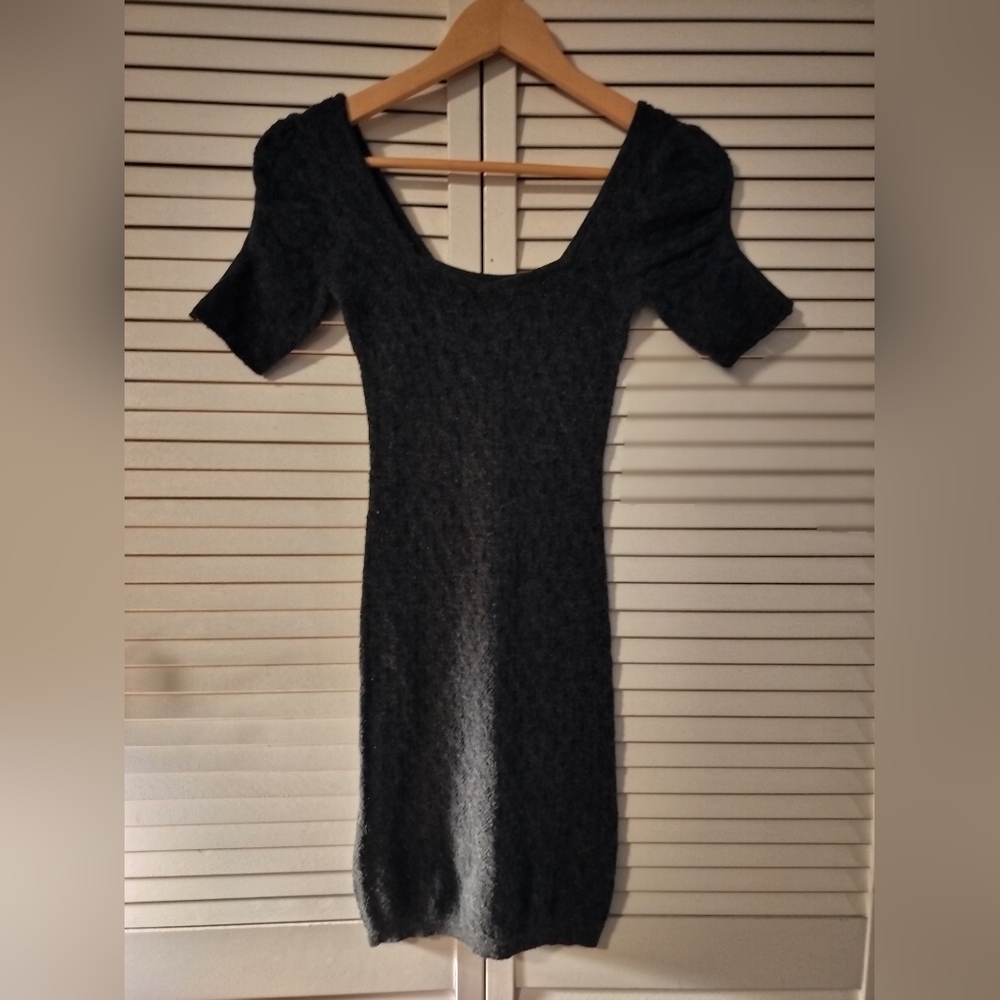 Free People Gray sweater dress
